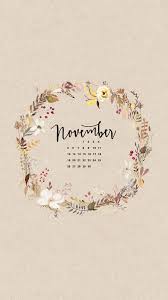 Hangtag Calendar Wallpaper Iphone Wallpaper November November Wallpaper
