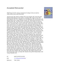 Pdf Aria Phase 4 2018 Change Management In Allergic Rhinitis And Asthma Multimorbidity Using Mobile Technology