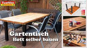 Gartentisch selber bauen gunstiger diy gartentisch aus massivholz. Gartentisch Selbst Bauen Wetterfest Modern Tuftler Diy Youtube