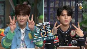 The preview for next week's episode shows kwanghee, miyeon from (g) . Amazing Saturday Ep82 Monsta X Shownu Joohoney 1stonkpop