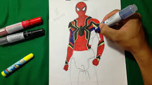 This page contains black suit, spectacular, lego and ultimate ultimate spiderman iron fist coloring pages to print free download. Iron Spider Show Avengers Infinity War Spider Man Coloring Pages Sailany Coloring Kids Youtube