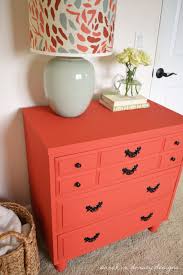 Black And Orange Dresser Sarah M Dorsey Designs Coral Dresser For The Guest Bedroom Home Diy Diy Dresser Coral Dresser