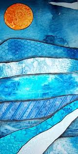 Watery Blue Revisted Art Art Techniques Elements Of Art