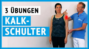 Kalkschulter Ubungen Bei Schmerzen In Der Schulter Youtube