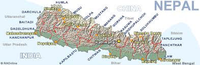 It shows the detail of the trail from kagbeni to lo manthang via jomsom. Raonline Edu Geografie Karten Asien Nepal
