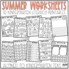 Discover learning games, guided lessons, and other interactive activities for children. Summer Worksheets For Kindergarten Literacy And Math Printables And Activities Alleah Maree