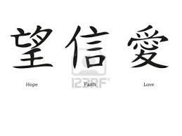 Chinese Symbols For Love Hope And Faith Chinese Symbols Faith Hope Love Tattoo Faith Tattoo