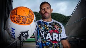 This is a replica of your players will be wearing when they run onto the field making the indigenous all stars 2021 men's jersey that much more special. Melbourne Storm Players 2019 Josh Addo Carr On His Pride In Indigenous All Stars Herald Sun