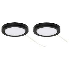 vaxmyra black led spotlight 6 8 cm ikea led spotlight led led spot