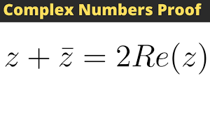 Complex Analysis Proof Z Conjugate Z 2 Re Z Complex Analysis Complex Numbers Math Videos