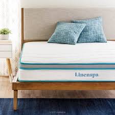 Linenspa Spring And Memory Foam Hybrid Mattress 8 Multiple Sizes Walmart Com Hybrid Mattress Twin Mattress Best Mattress