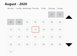 Modern Calendar Date Picker In Vanilla Javascript Css Script