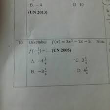 Check spelling or type a new query. Diketahui F X 3x 2x 5 Nilai F Brainly Co Id