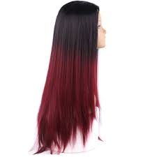 Jet black hair is the perfect canvas for any bright colored ombre you might want to try out. Black To Red Ombre Synthetic Wigs For Black Women Ombre Heat Resistant Straight Hair Synthetic Hair Wig Sale Wigs For Blacks Wigs For Black Womenwigs For Sale Aliexpress