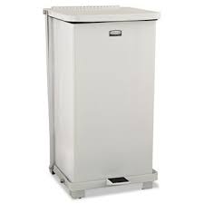 Tin vinyl wicker dual compartment trash cans indoor composters manual lift trash cans motion sensor trash cans open top trash cans outdoor trash cans pool filters step open. White Enamel Trash Can Foot Pedal Google Search Rubbermaid Commercial Products Trash Can Rubbermaid