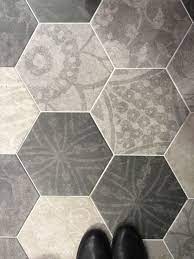 Grey Hexagon Patterned Floor Tiles Patterned Floor Tiles Tile Floor Floor Patterns