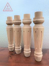 Coffee Table Leg Handmade Wooden Leg Wooden Turned Feet Sofa Etsy Table Legs Furniture Legs Wood Furniture Legs