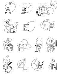 Includes images of baby animals, flowers, rain showers, and more. Alphabet Letters Interlaced With Objects Abc Coloring Pages Abc Coloring Pages Alphabet Coloring Pages Abc Coloring