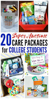 care package ideas for college students