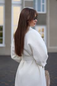 Eco Fur Wool Blend Coat in White M / White