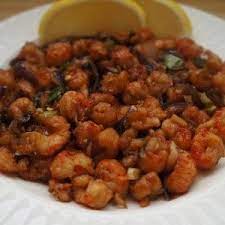 Spicy Langoustines Noubess Caribbean Green Living Recipe Spicy Recipes Haitian Food Recipes Recipes