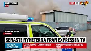 Brand i villa var matlagning gävlenotiser gävle: Kraftig Brand I Verkstad I Gavle