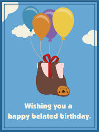 Wishing You A Happy Belated Birthday Card Birthday Greeting Cards By Davia Beautiful flowers and a warm message to wish someone a belated happy birthday! happy belated birthday card