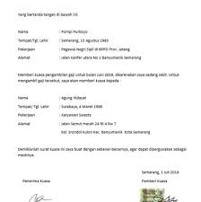 Surat kuasa untuk pendaftaran nama domain kpu. 20 Contoh Surat Kuasa Yang Baik Dan Benar 2021