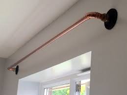 Copper Piping From Ebay Curtain Poles Copper Curtain Pole Grey Kitchen Curtains