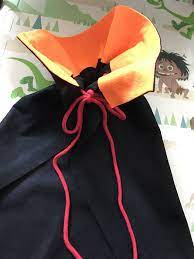 赤ちゃんにハロウィンの衣装を手作りしてあげたいな マントなら簡単そうだけど 作り方がよくわからない なんて ハロウィン マント 手作り 手作りハロウィンコスチューム ハロウィン 衣装 手作り