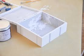 Wooden cigar/cigarette box royal jamaica profusely decorated with sea shells. Vintage Cigar Box Crafts Diy Home Decor Ideas Hydrangea Treehouse
