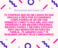 Felicitaciones De Cumpleanos Para Una Hija Con Discapacidad Frasescumple