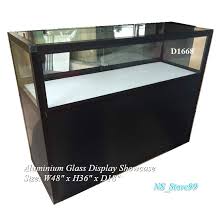Glass display cabinet for shop. Aluminium Glass Display Shoecase Cabinet D1668 Shopee Malaysia