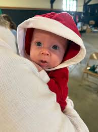 5 months old what colour hair do you think it will be.. dads blonde.. moms  dark brunette ..