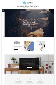 Cubic Web Design Agency Html5 Landing Page Template Design Agency Cubic Web Landingpage Web Design Agency Modern Web Design Quality Web Design