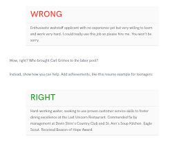 The job requires careful attention to detail, strong listening skills, great customer service skills. Are You A Teenager And Don T Have Any Work Experience To Put In Your Resume Just Get Some Duh Restofthefuckingowl