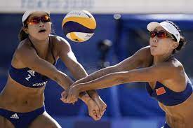 24 volleyball teams and 48 beac. American Men Women Both Win In Beach Volleyball Prelims