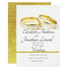 An Elegant Invitation Featuring Wedding Rings Weddinginvitations Wedding Invitations P Elegant Invitations Modern Wedding Invitations Gold Wedding Gift