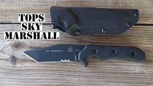Tops Sky Marshall - The Fine Wine Of Tantos #Bushcraft #Survival #Knives  #Topsknives #Tanto #Edc - Youtube