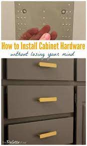 However, some drawer pulls must be specially ordered. How To Install Cabinet Hardware Without Losing Your Mind The Palette Muse