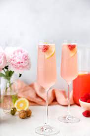 Pink Lemonade Mimosas Recipe Pink Lemonade Pink Alcoholic Drinks Pink Mimosa Recipe