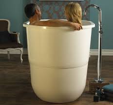 Sit And Soak In This Stylish Japanese Bath Tub By Victoria Albert Inspired By The Traditiona Small Soaking Tub Japanese Soaking Tubs Free Standing Bath Tub