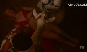 Sarah Paulson Underwear naked scenes in American Horror Story - UPSKIRT.TV