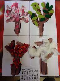 Four Season Calendar Made By Me And My 2 Year Old Daughter Christmas Gifts Kids Calendar Seasons Calendar Kids Calendar Craft