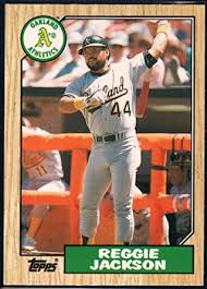 According to reggie, they quit playing when he could finally block cheryl's shots. Amazon Com 1987 Topps Traded Baseball 52t Reggie Jackson Oakland Athletics Official Mlb Update Baseball Card Collectibles Fine Art