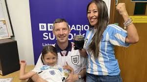 Suffolk family's divided loyalties for England v Argentina