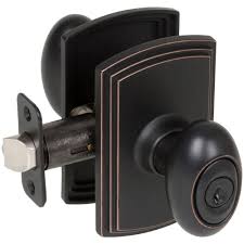 Make sure every door looks its best by installing new door handles. Delaney Hardware Italian Collection Canova Edged Oil Rubbed Bronze Keyed Entry Door Knob 360507 The Home Depot