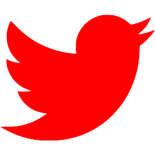 Red twitter icon - Free red social icons