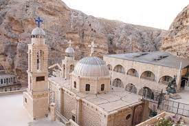 In den größten städten wie damaskus, aleppo, homs, hama, dar'a, idlib. Malula North Of Damascus Syrien