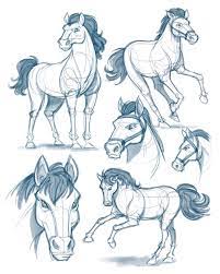 Pin On Draw Animals Horses